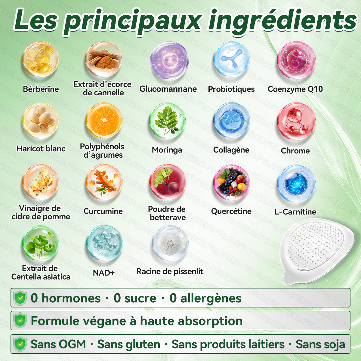 🔥Plus que 10 boîtes ! -30 % supplémentaires ! 𝐆𝑳𝑶𝗥𝗘𝗡𝘿𝘼® est approuvé par les médecins : 4 à 7 boîtes suffisent pour un corps sain aux résultats durables. Après rupture, il faudra attendre l'an prochain ! -LV1