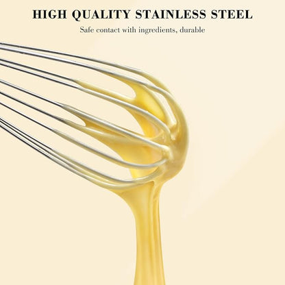 Kitchen Stainless Steel Whisk Set 8" 10" 12"