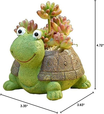 Turtle Plant Pot Flowerpot Animal Garden Pots Resin Succulent Pots