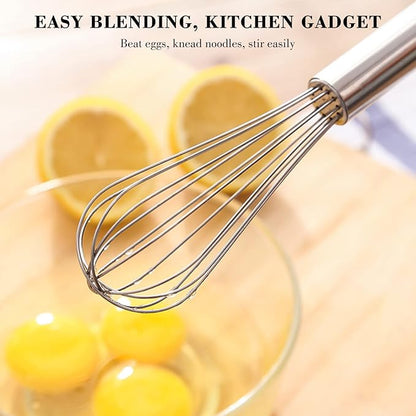 Kitchen Stainless Steel Whisk Set 8" 10" 12"