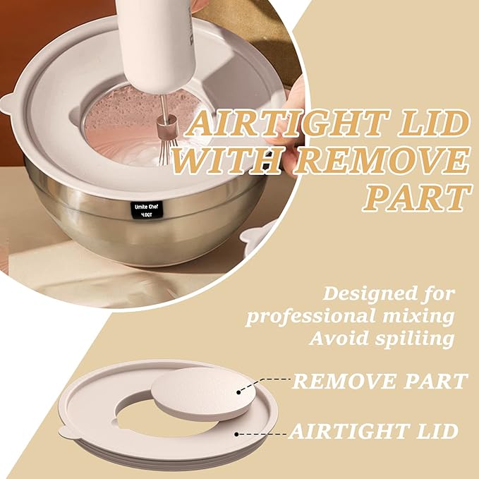 Mixing Bowls with Airtight Lids Set