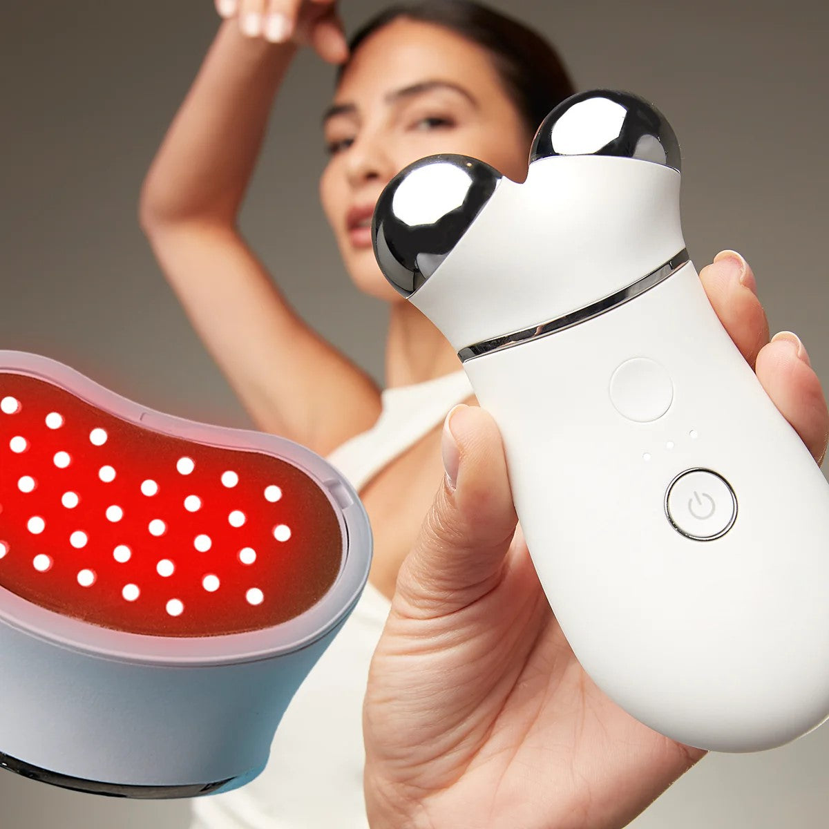 Smart Microcurrent + LED Red Light Facial Toning Kit