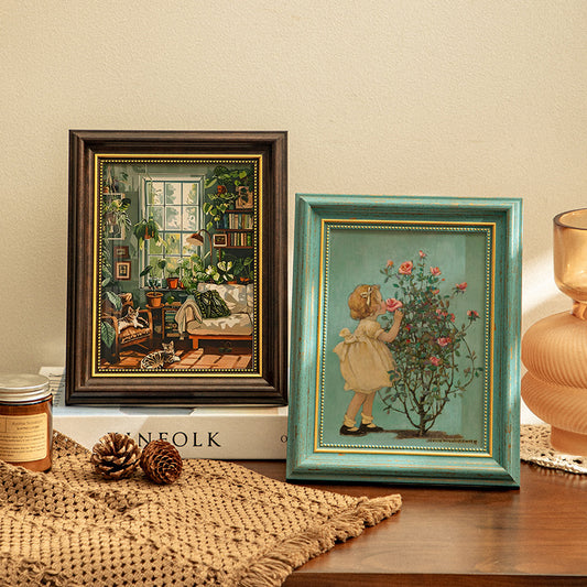 Vintage Oil Painting Frame Art - Wall Hangings