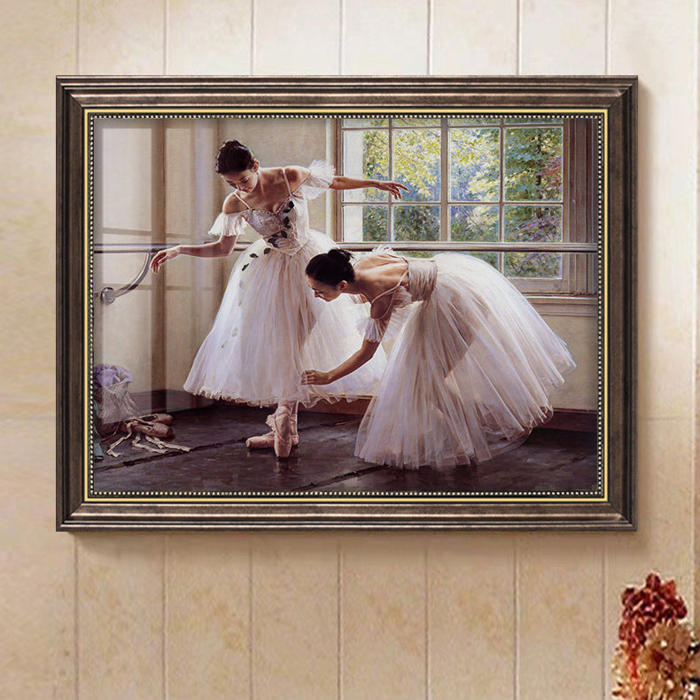 Vintage Landscape Oil Painting Art - Wall Hanging