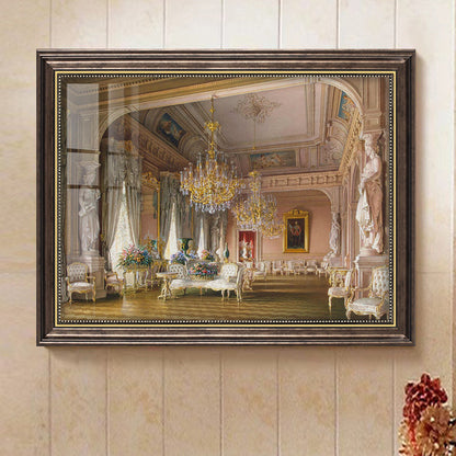 Vintage Landscape Oil Painting Art - Wall Hanging