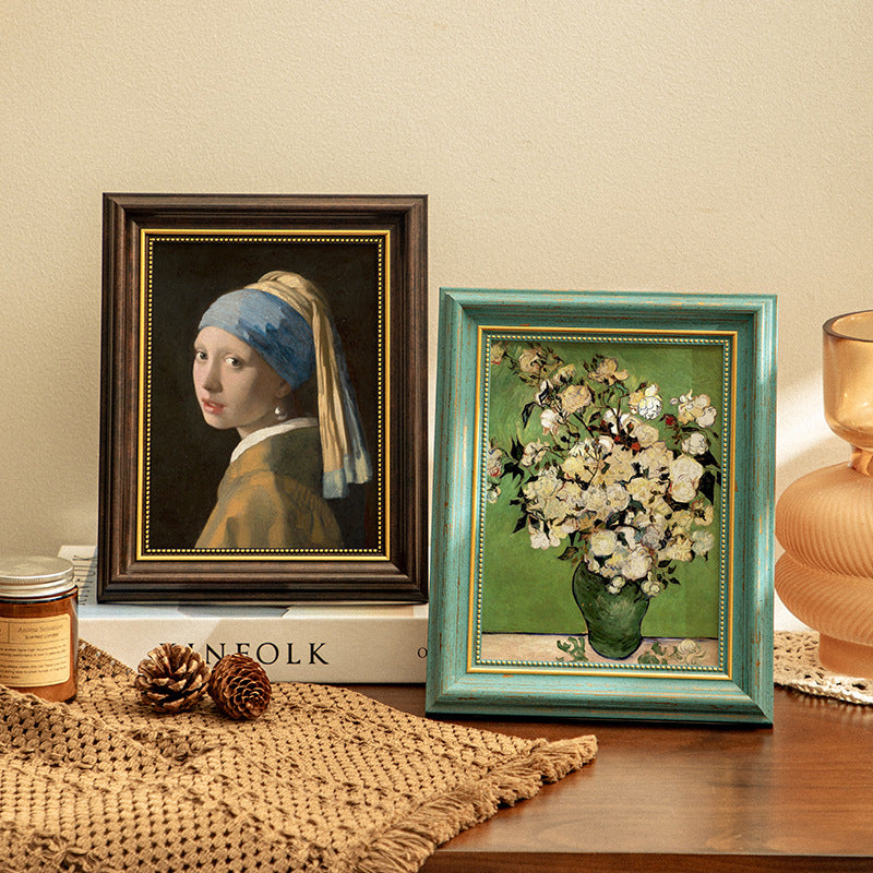 Vintage Oil Painting Frame Art - Wall Hangings