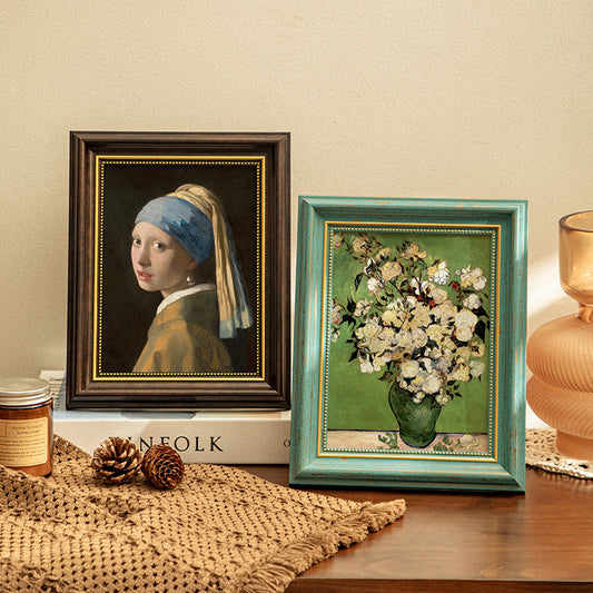 Vintage Oil Painting Frame Art - Wall Hangings